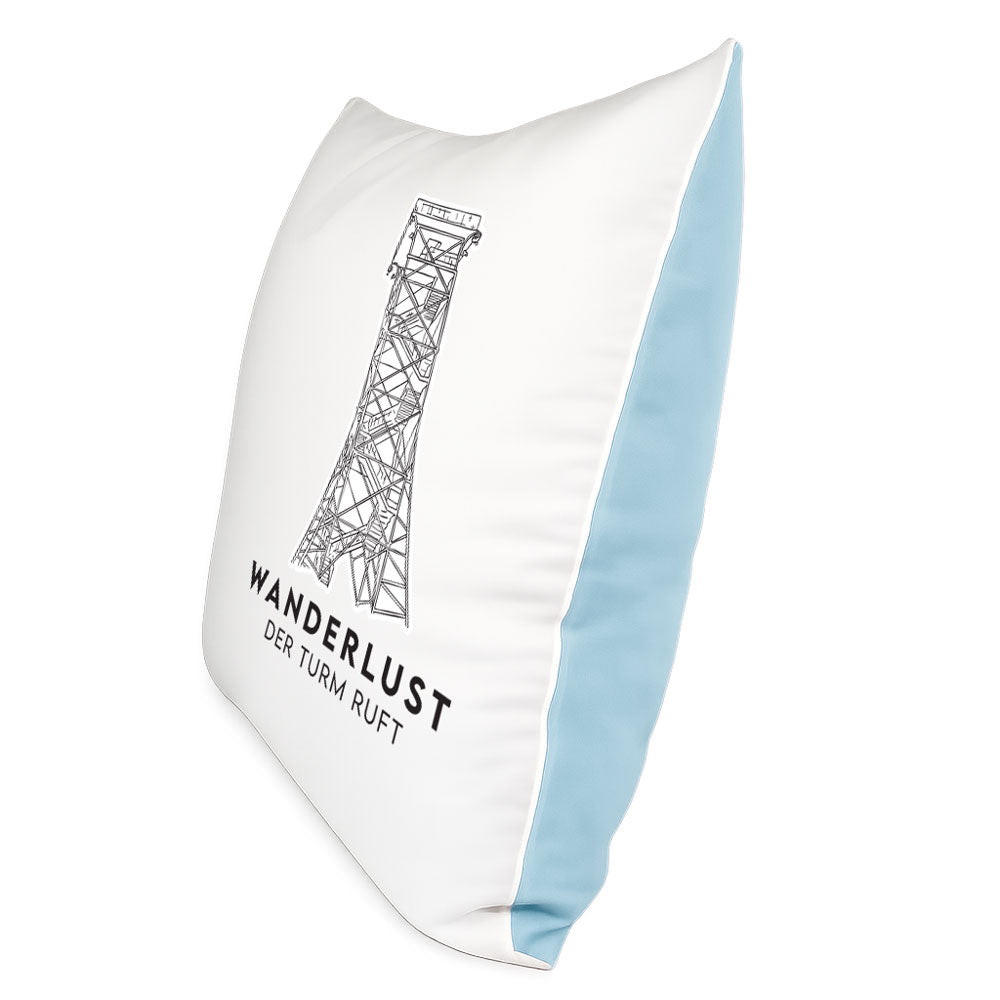 Kissen – Wanderlust: Der Turm ruft