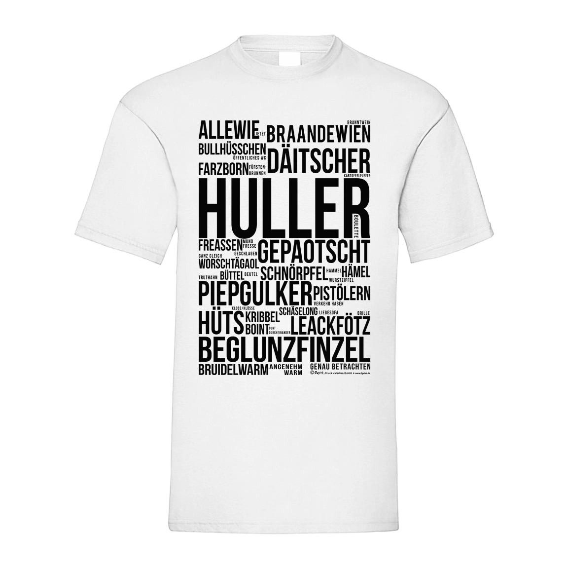 Rühler Spraoch-Shirt Männer